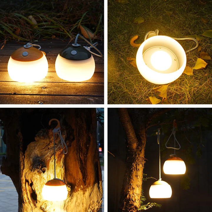 Retro Camping Laterne USB Wiederaufladbares Licht - CampGlow