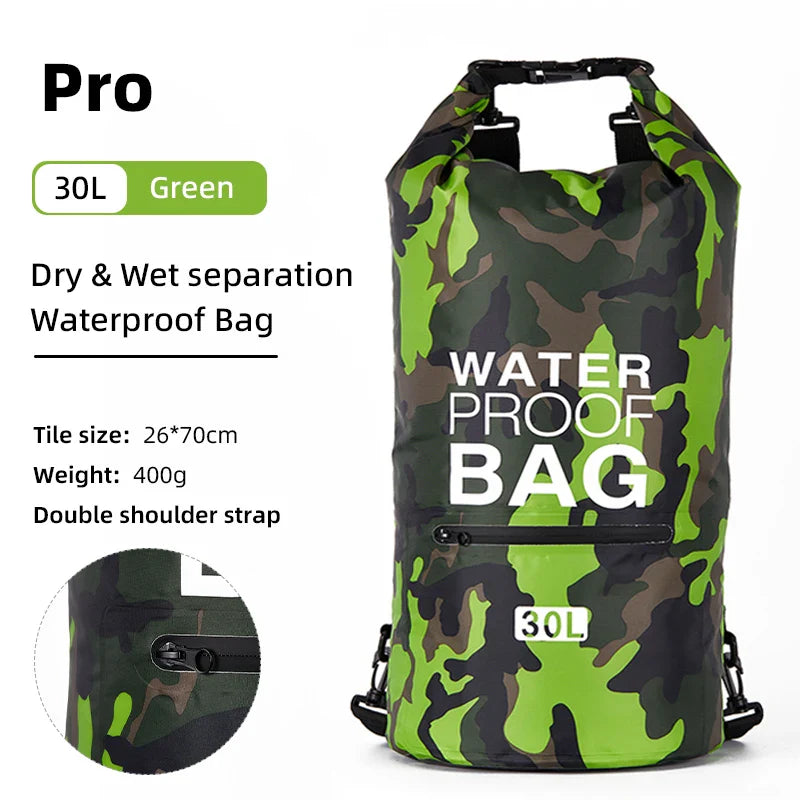 Wasserdichter Rucksack mit Nass-/Trocken-Trennung – AquaVault