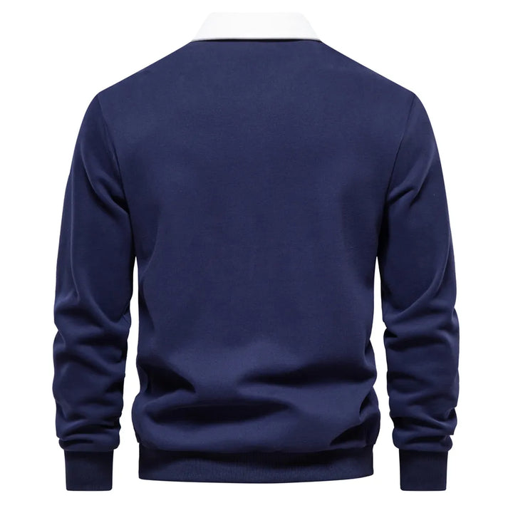 Herren Polo Pullover mit Langarm - Rafael