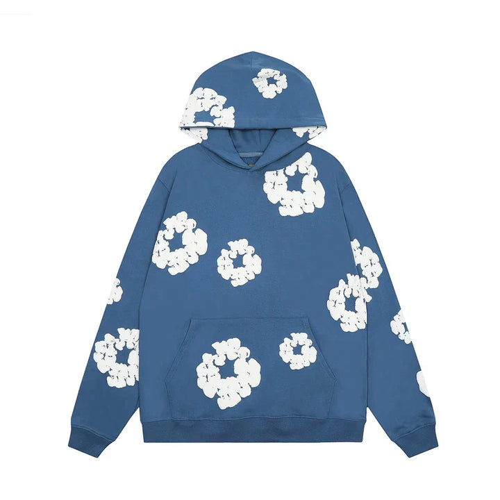 Bequemer Hoodie mit Blumenprint - Bella