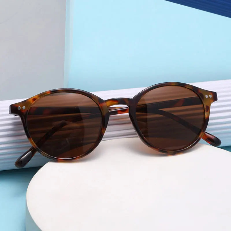 Retro Runde Polarisierte Sonnenbrille - SunnyStyle