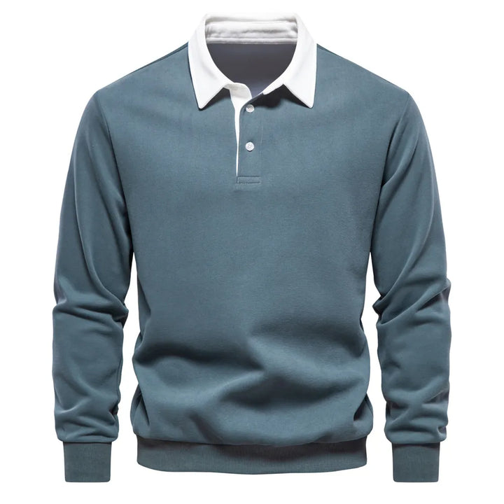 Herren Polo Pullover mit Langarm - Rafael