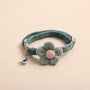 Verstellbares Katzenhalsband mit Blume - FlowerCharm