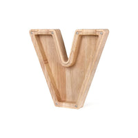 Holz Alphabet Sparschwein - LetterSaver