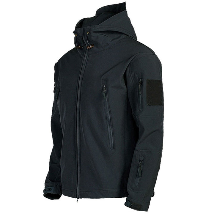 Herren Taktische Wasserdichte Winddichte Softshell-Jacke mit Kapuze - Kai