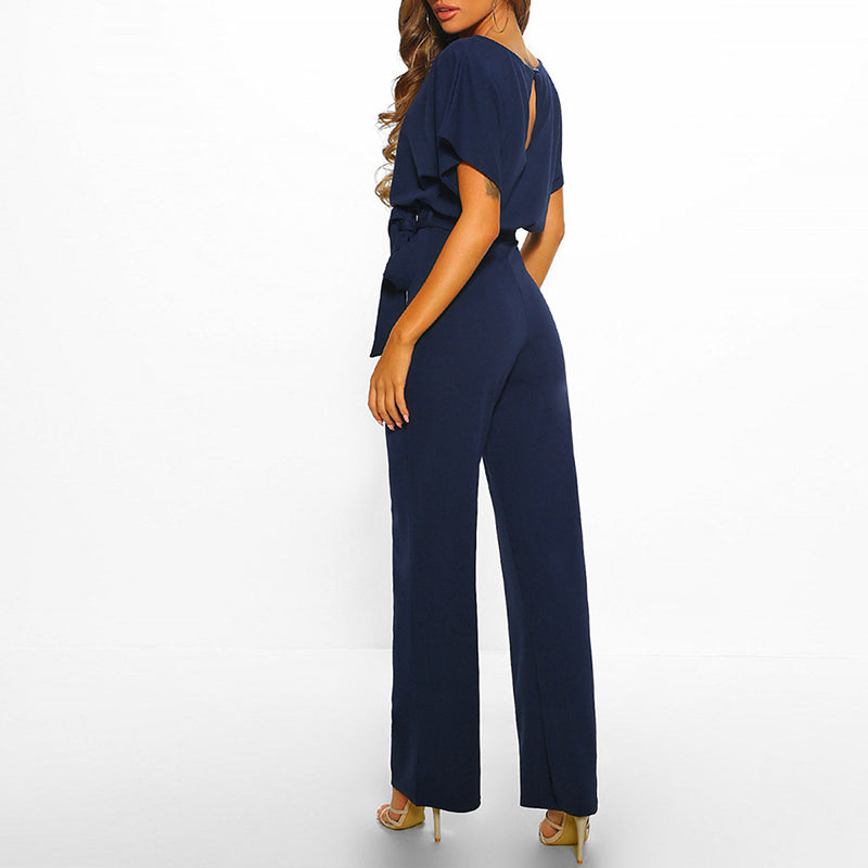 Stilvoller Designer-Jumpsuit - AuraElegance