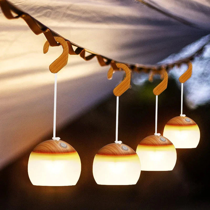 Retro Camping Laterne USB Wiederaufladbares Licht - CampGlow