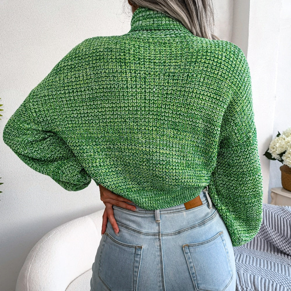 Bequemer Strickrollkragenpullover - Emilia