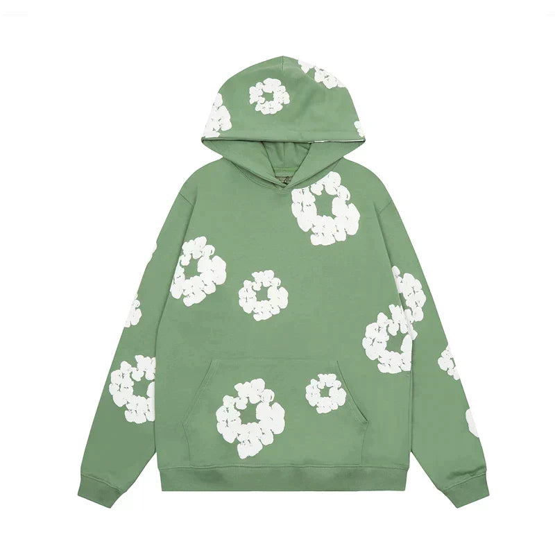 Bequemer Hoodie mit Blumenprint - Bella