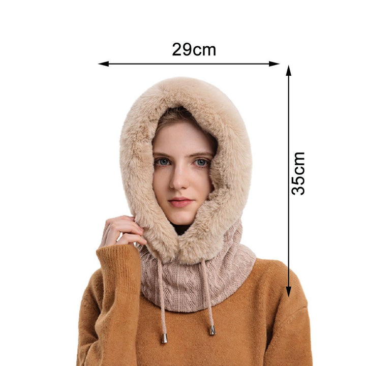 3-in-1 Winter-Schal und Mütze für Damen - Isabella