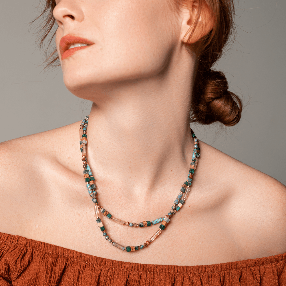 Edelstein-Choker-Kette - Isabella