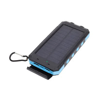 Solarbetriebene Powerbank mit Taschenlampe – SolarCharge Pro