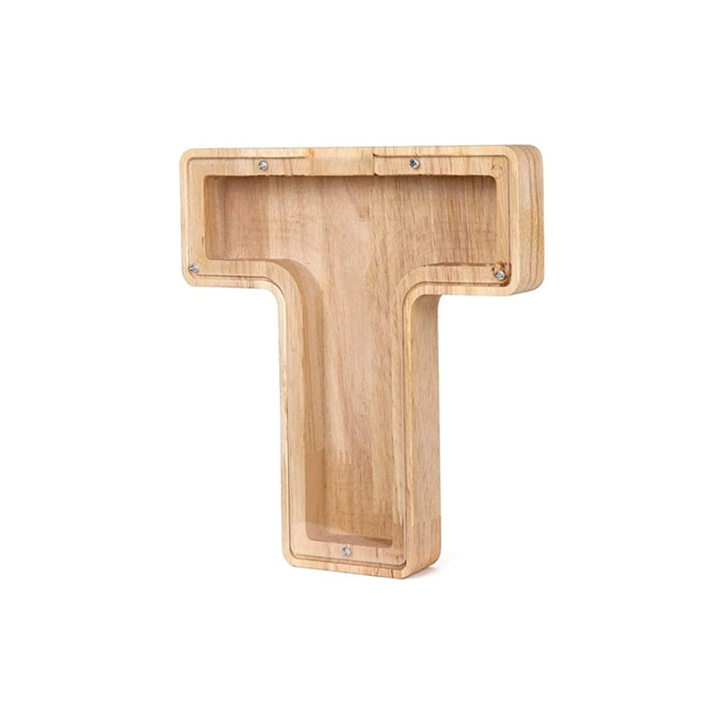 Holz Alphabet Sparschwein - LetterSaver