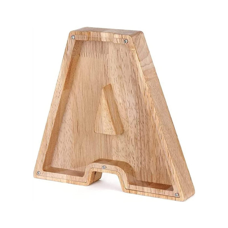 Holz Alphabet Sparschwein - LetterSaver