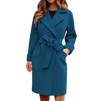 Langer Damen Trenchcoat Wintermantel - Sienna