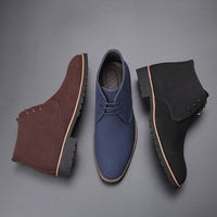 Leder-Suede-Stiefeletten für Herren - Hudson