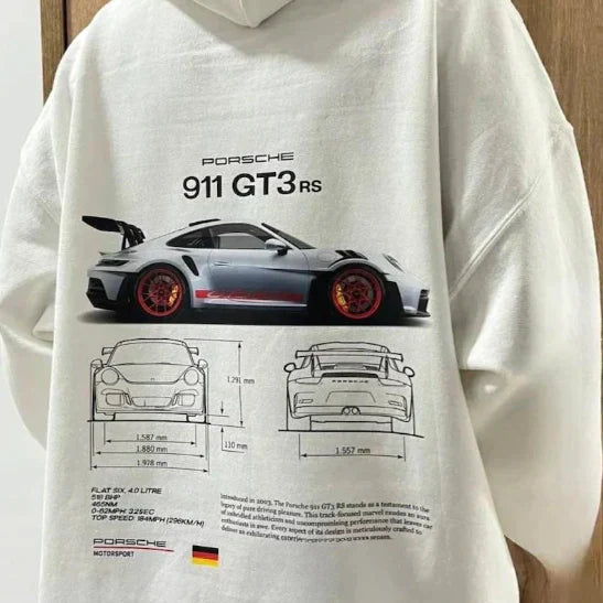 Sportlicher Oversized Racing Hoodie | Trendig und Bequem