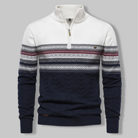 Gestreifter Zip Pullover - SummitZip