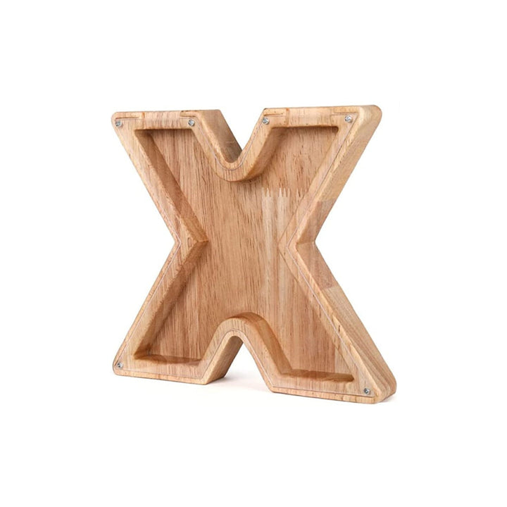 Holz Alphabet Sparschwein - LetterSaver