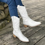 Retro Western Cowboy Damenstiefel - Daisy