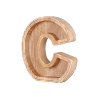 Holz Alphabet Sparschwein - LetterSaver