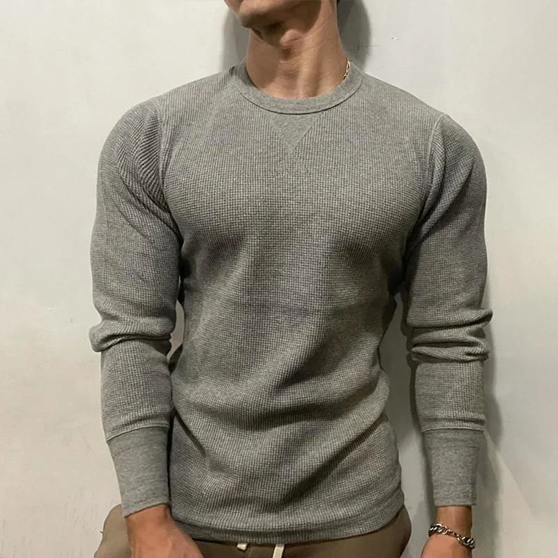 Herren Muscle Fit Herbstpullover – Bravone