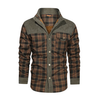 Herren Karierte Outdoor Jacke - Mason