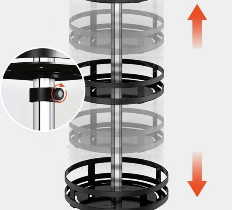 Drehbares Aufbewahrungsregal - TwistRack 360°