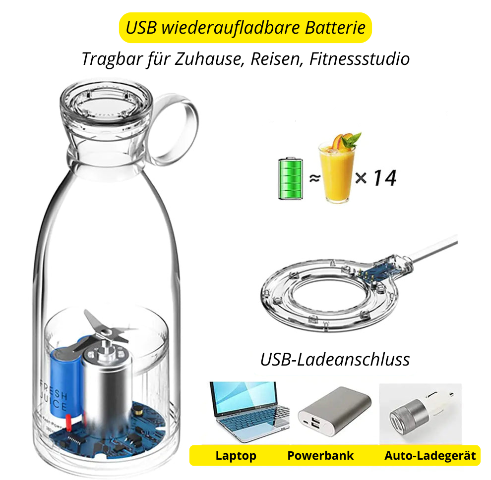 Tragbarer Mixer für unterwegs - SmoothEase