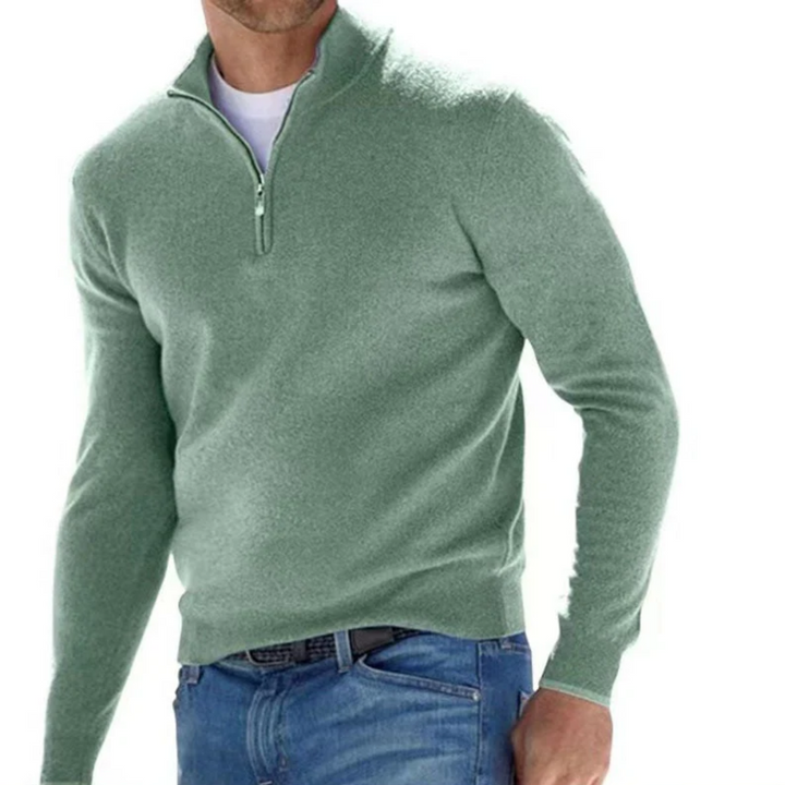 Luxe Herren Pullover mit Reißverschluss - Mason