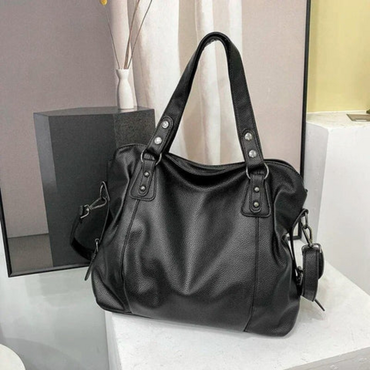 Luxe Lederne Damen Schultertasche - EliteCarry