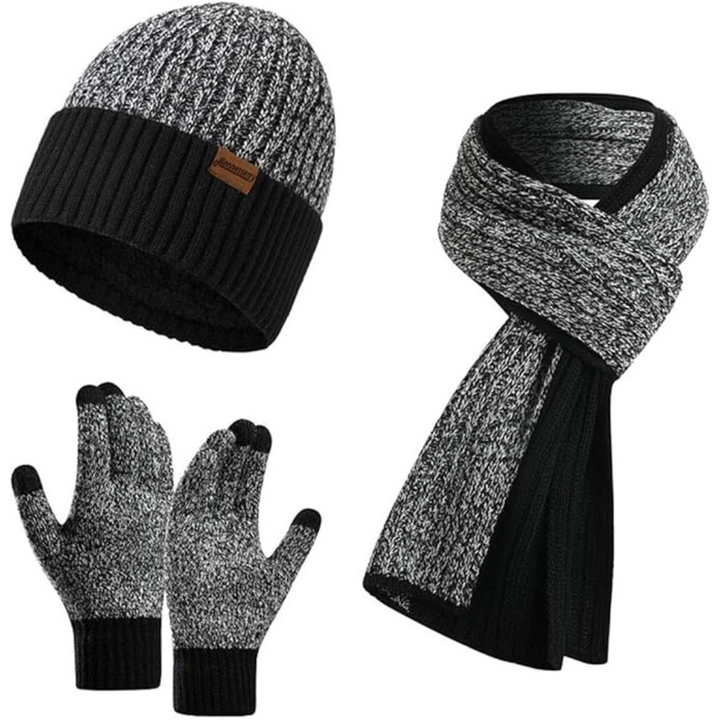 Herren Winter Beanie- & Handschuh-Set – Victor