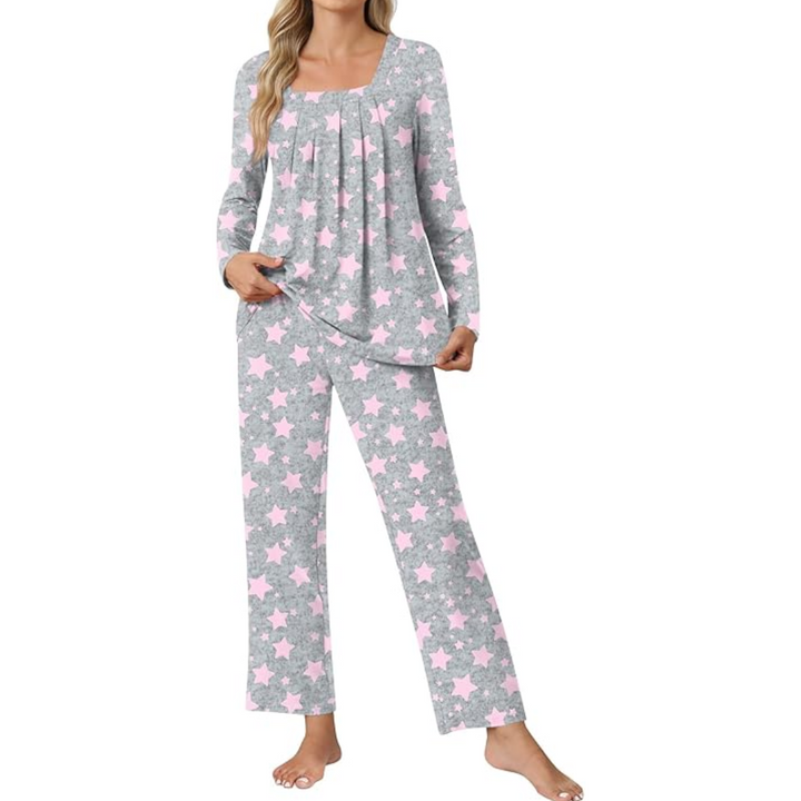 Bequeme 2-teilige Lounge-Pyjama mit Taschen – Laetitia