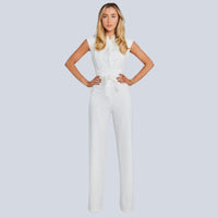 Ärmelloser Jumpsuit in Hazel-Farbe