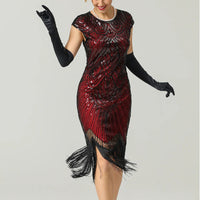 Carmi 1920er Gatsby-Stil Glitzerkleid