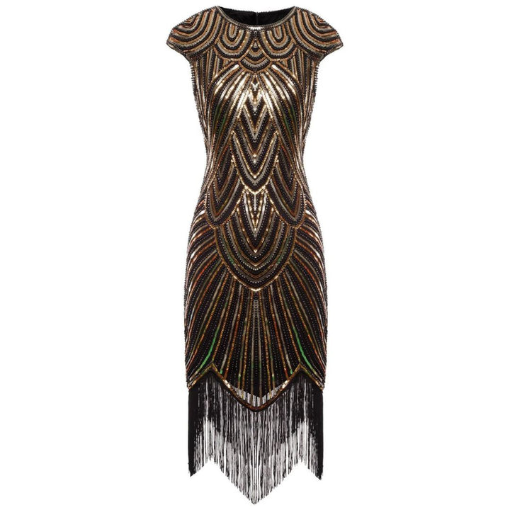 Carmi 1920er Gatsby-Stil Glitzerkleid