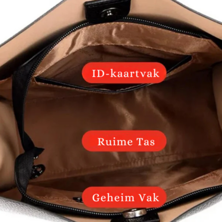 Große Ledertasche mit Reichlich Kapazität - DailyLux