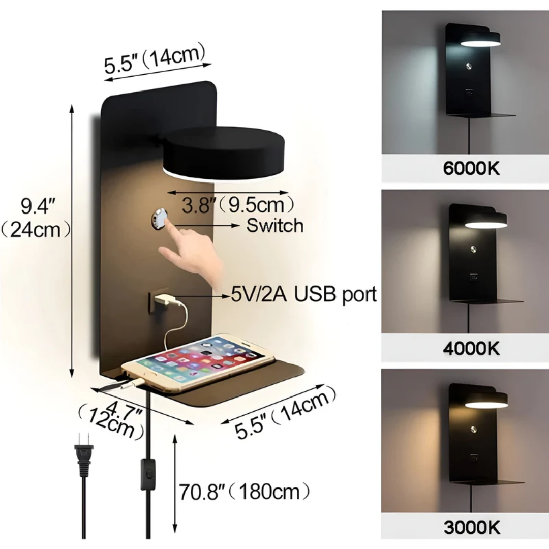 LED-Wandlampe - PowerGlow