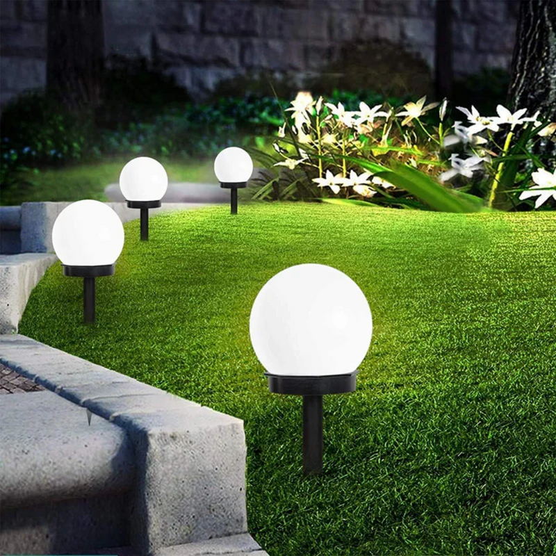 3 Stück Wasserdichte LED Solar Gartenbeleuchtung - SunLuxe Orbs