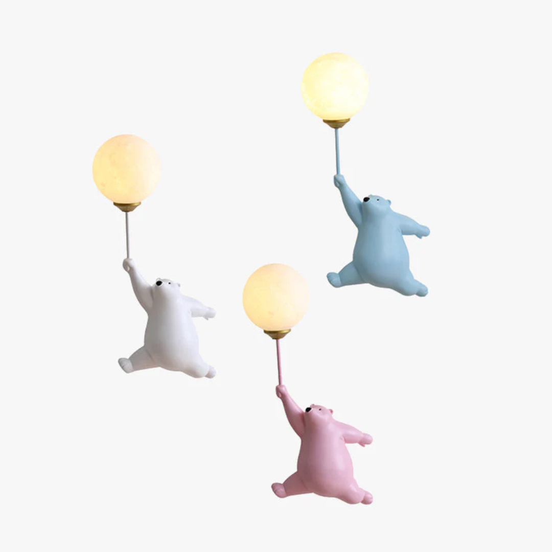 Design Bären-LED-Wandlampe - TeddyGlow