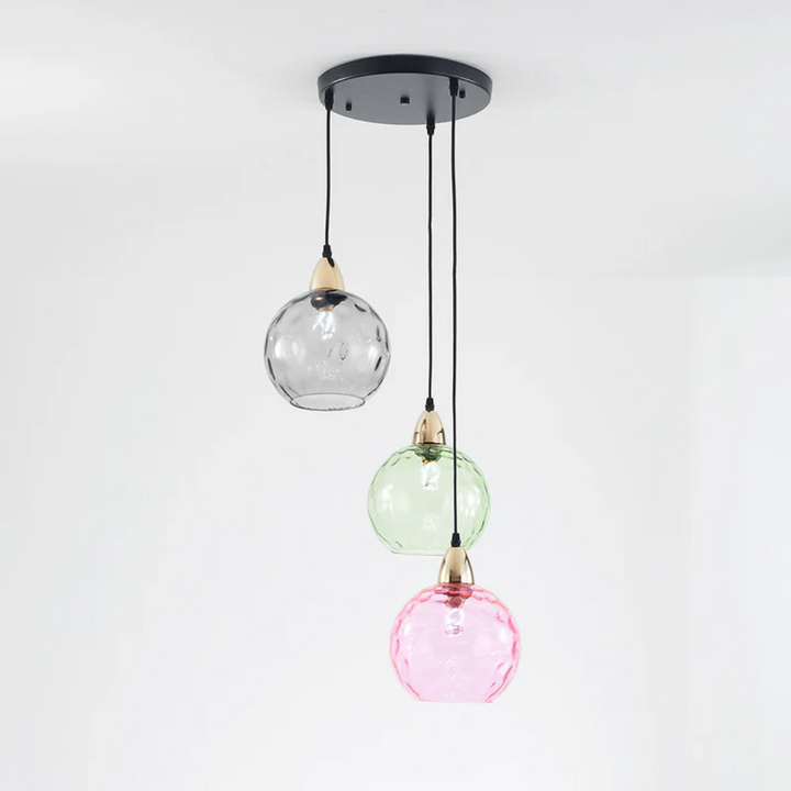 Moderne Cluster Pendelleuchte mit 3 Lampen - Cascade