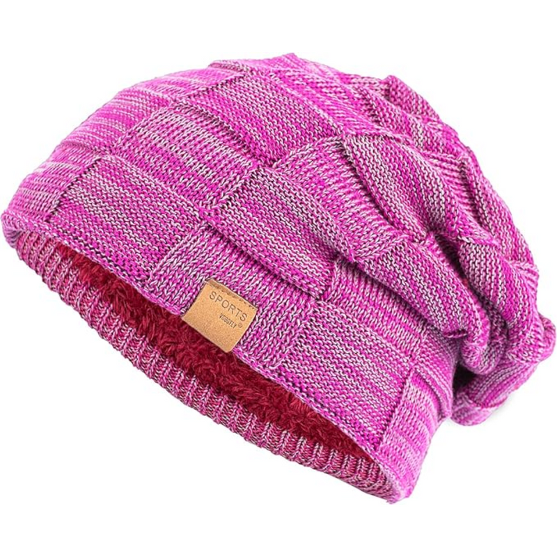 Slouch Beanie – Warme Strick-Wintermütze - Luca