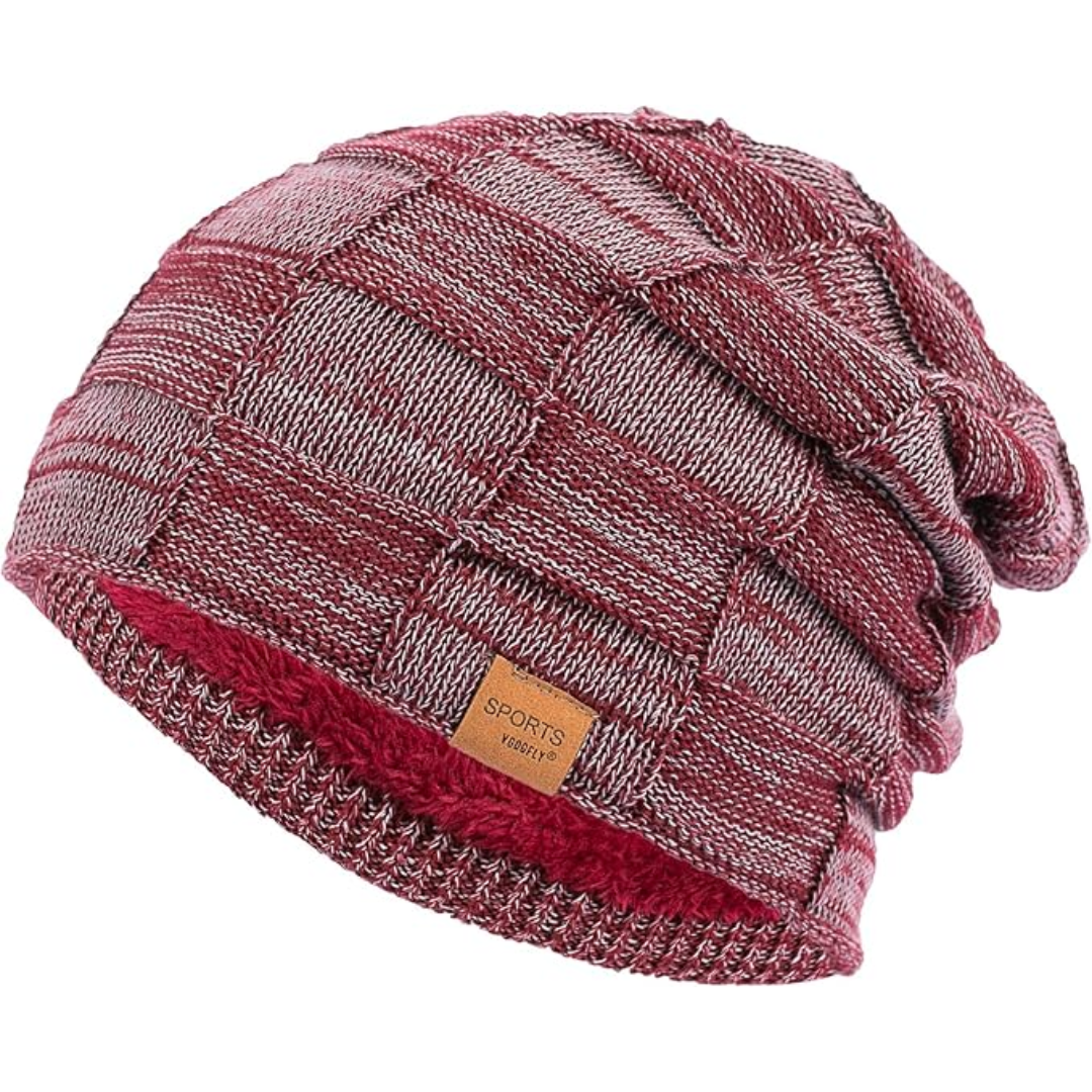 Slouch Beanie – Warme Strick-Wintermütze - Luca