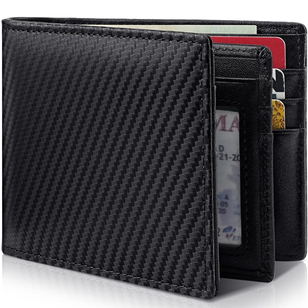 Herren Bifold Echtleder RFID-blockierende Geldbörse – StitchCraft