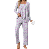 Bequeme 2-teilige Lounge-Pyjama mit Taschen – Laetitia