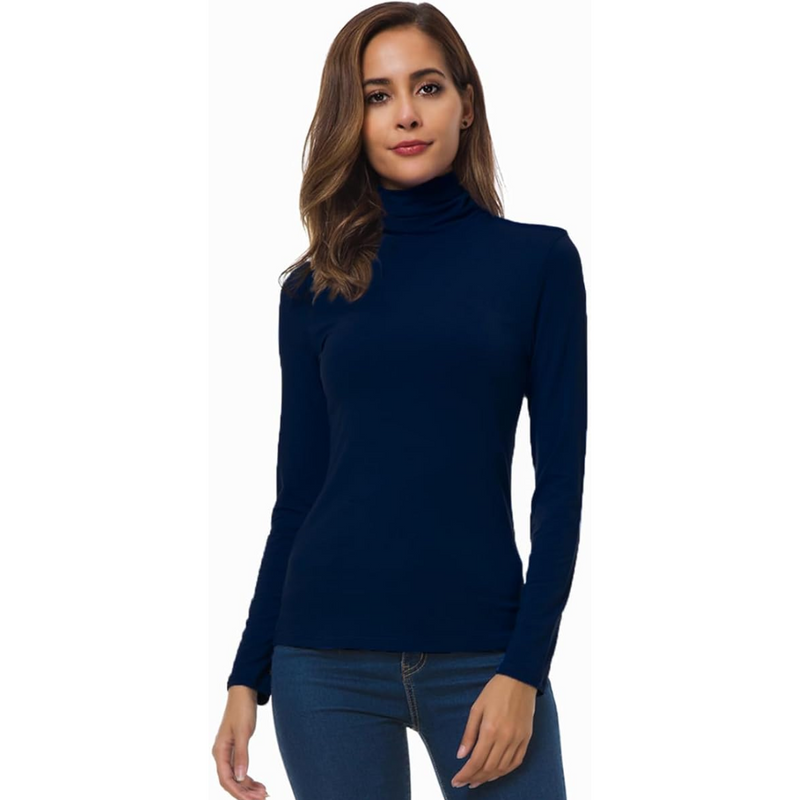 Slim Fit Damen Rollkragenpullover - Petra