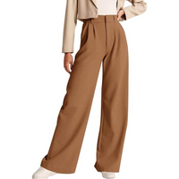 Hoch Taillierte Business Casual Hose mit Taschen – Katja