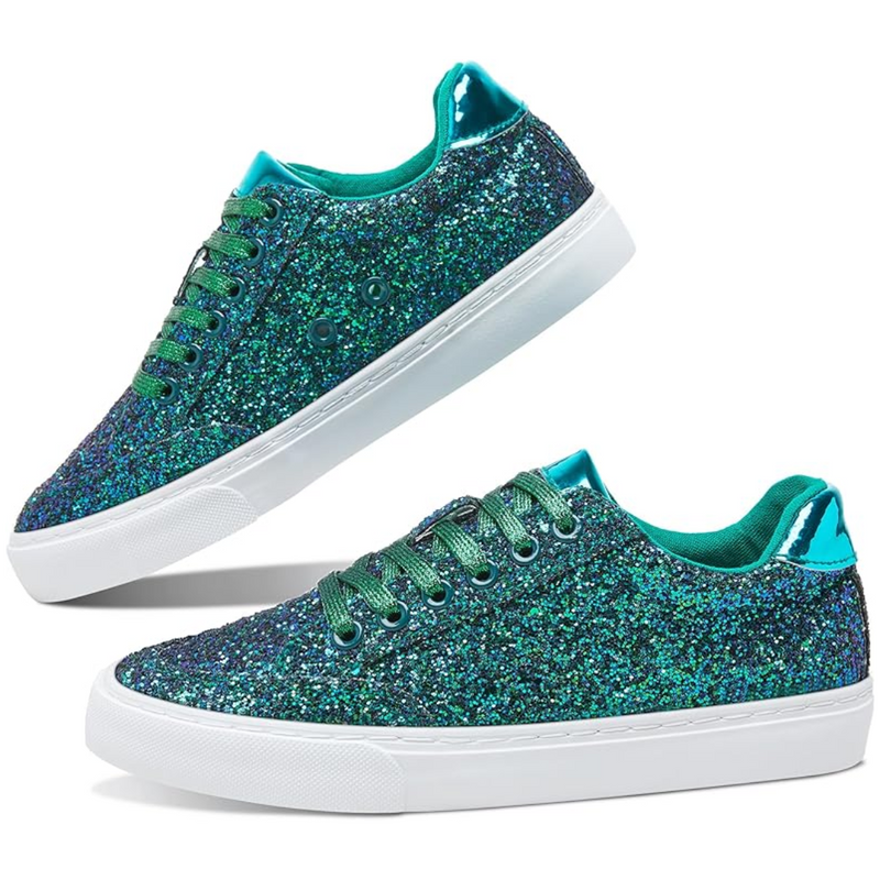 Glitzernde Funkelnde Schnürsneaker – Anna