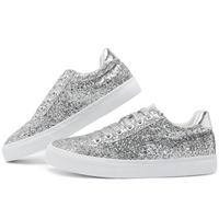 Glitzernde Funkelnde Schnürsneaker – Anna