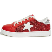 Funkelnde Stern-Glitter-Sneakers - Zoey